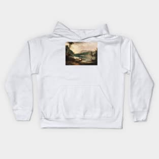 Delaware Water Gap by Thomas Doughty Kids Hoodie